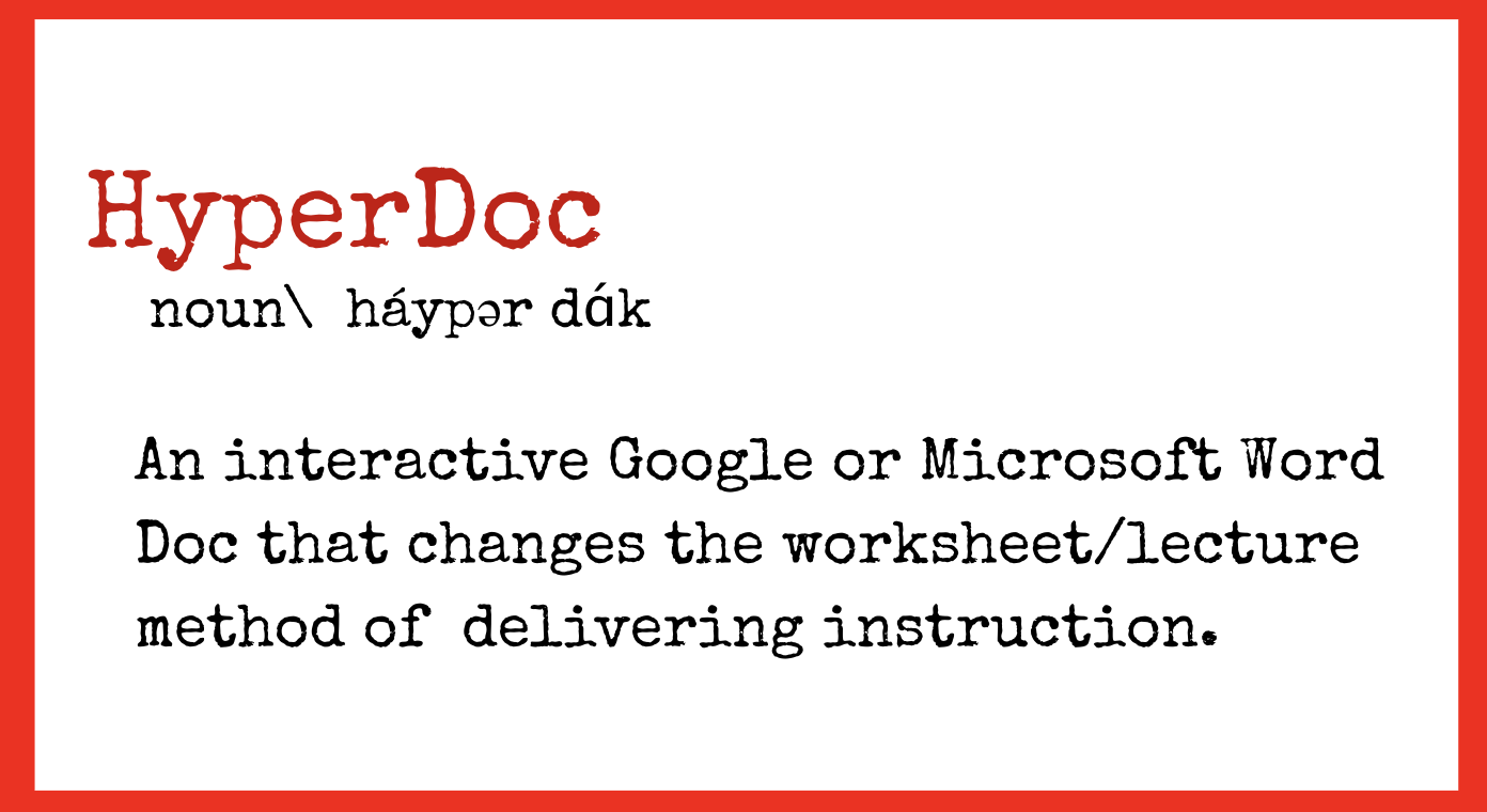 Definition of a Hyperdoc